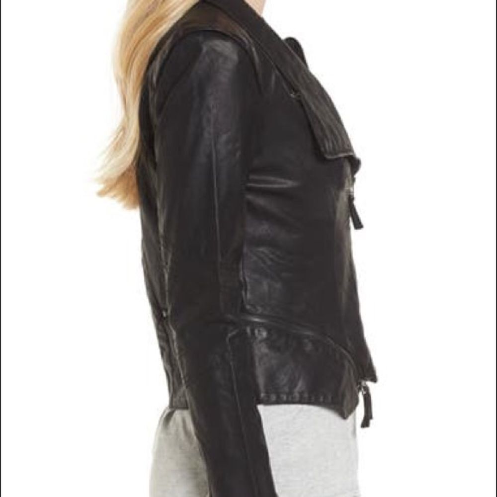 ✨HP✨Faux Leather Jacket✨ - Picture 3 of 10